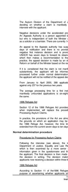 legal and social conditions for asylum seekers and refugees in ...