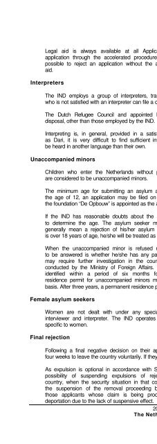 legal and social conditions for asylum seekers and refugees in ...