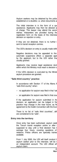 legal and social conditions for asylum seekers and refugees in ...