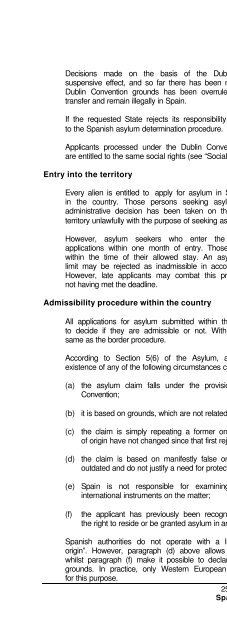 legal and social conditions for asylum seekers and refugees in ...