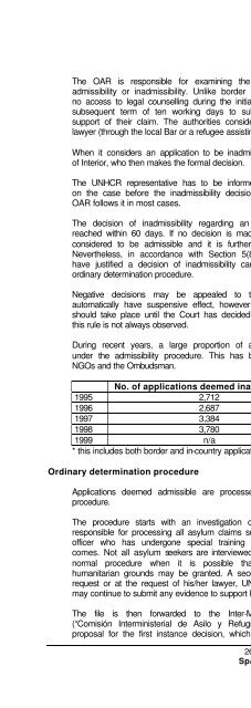 legal and social conditions for asylum seekers and refugees in ...