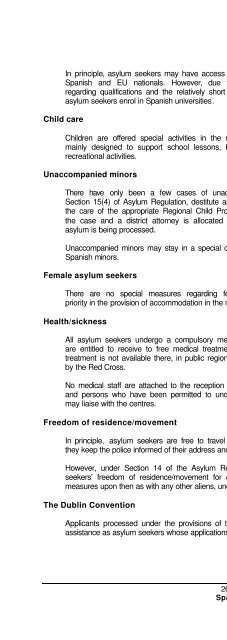 legal and social conditions for asylum seekers and refugees in ...