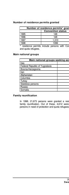 legal and social conditions for asylum seekers and refugees in ...