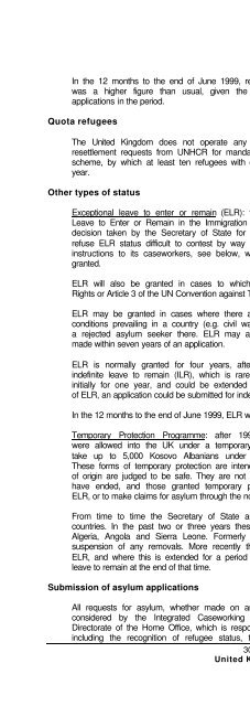 legal and social conditions for asylum seekers and refugees in ...