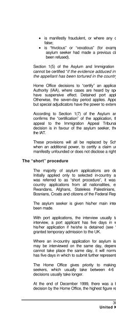 legal and social conditions for asylum seekers and refugees in ...