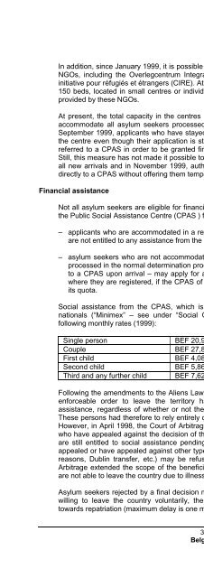 legal and social conditions for asylum seekers and refugees in ...