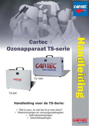 Handleiding voor de TS-Serie - Cartec