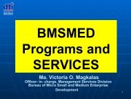 BMSMED Programs and SERVICES - Philexport