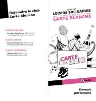 Carte BlanChe - Nantes