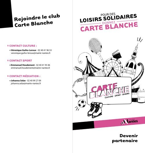 Carte BlanChe Nantes