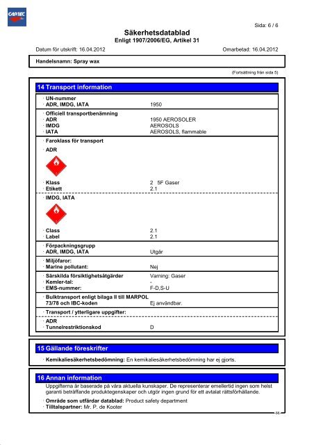 2033 Spray wax - Cartec