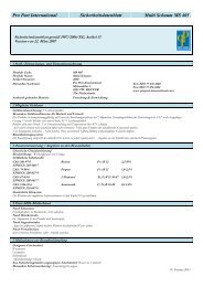 Pro Part International Sicherheitsdatenblatt Multi Schaum MS 405