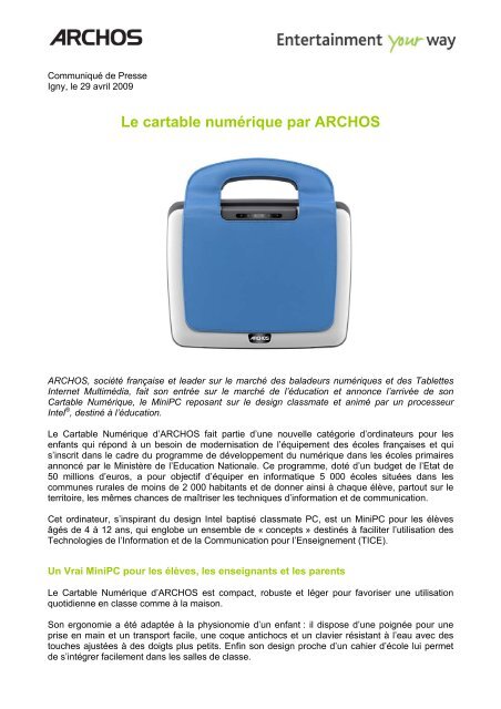 ARCHOS ARCHOS CARTABLE NUMERIQUE DRIVER FOR MAC ARCHOS ARCHOS CARTABLE NUMERIQUE DOWNLOAD DRIVERS