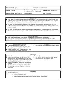 Magna Carta And Bill Of Rights Comparison Chart