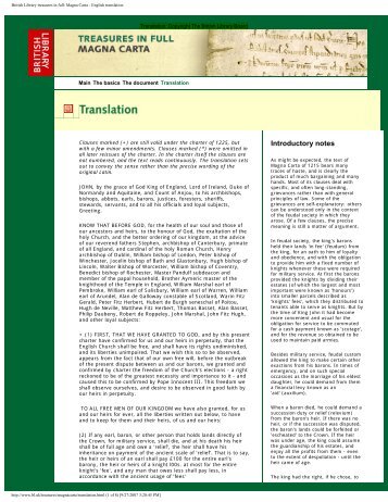 Magna carta essay