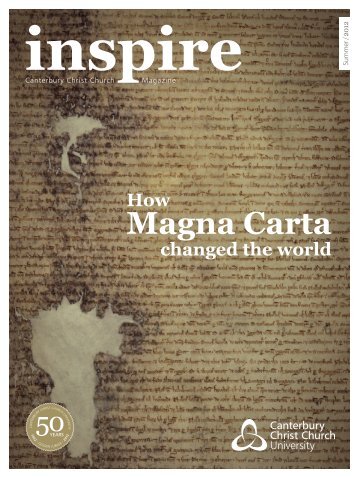 Magna Carta - Canterbury Christ Church University