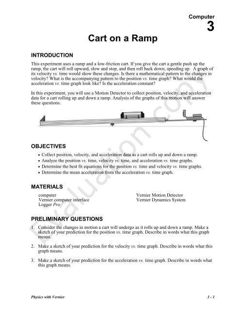 Vernier Graphical Analysis® - Vernier