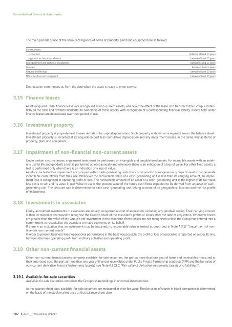 VINCI - 2008 annual report