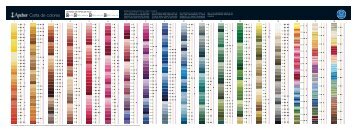 Carta de colores Pantone - pinturas far