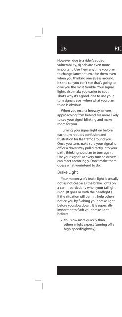 The Connecticut Motorcycle Operator's Manual - CT.gov