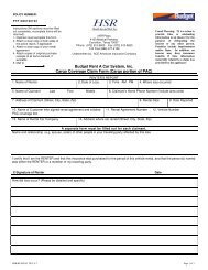 Budget Rent A Car System, Inc. Cargo Coverage Claim Form ... - HSR