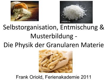 Die Physik der Granularen Materie