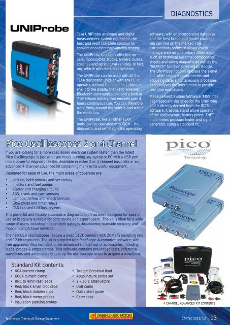 Caftec Brochure 2012.. - Camberley Auto Factors Ltd