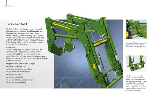 5 Series Tractors Brochure - John Deere