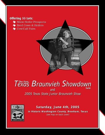 Texas BA Sale Cat 2 - Braunvieh Breed