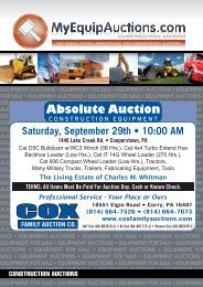 Absolute Auction - MyEquipAuctions.com