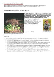 Fishing Cat Conservation and Research Project - Cat Specialist Group