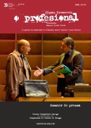 Dossier O profesional - Consellería de Cultura - Xunta de Galicia