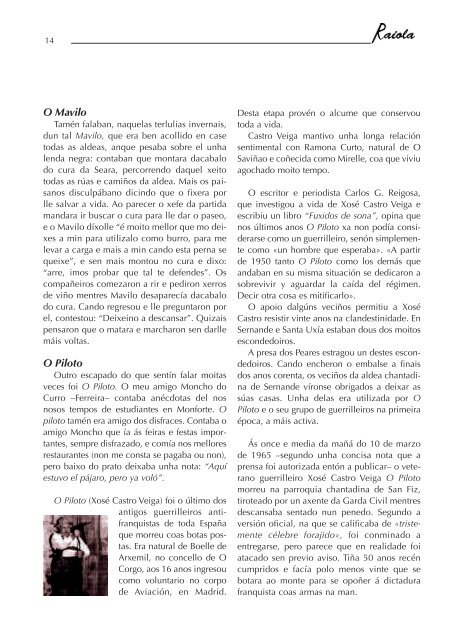 + Descargar revista nº 24 (PDF) - Centro Gallego de Vitoria Gasteiz