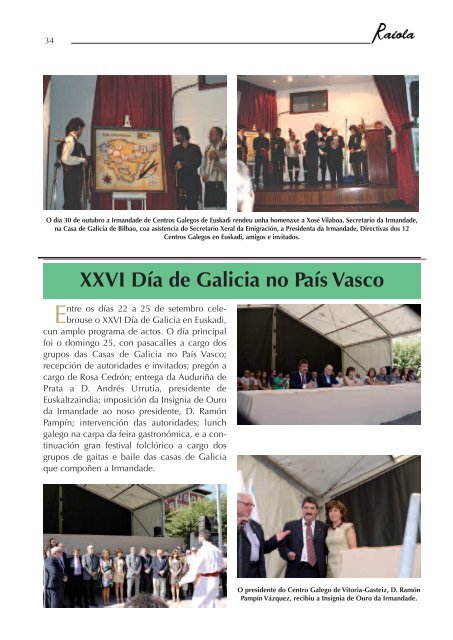 + Descargar revista nº 24 (PDF) - Centro Gallego de Vitoria Gasteiz