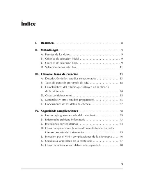 Eficacia, seguridad y aceptabilidad de la crioterapia: Revisión ...