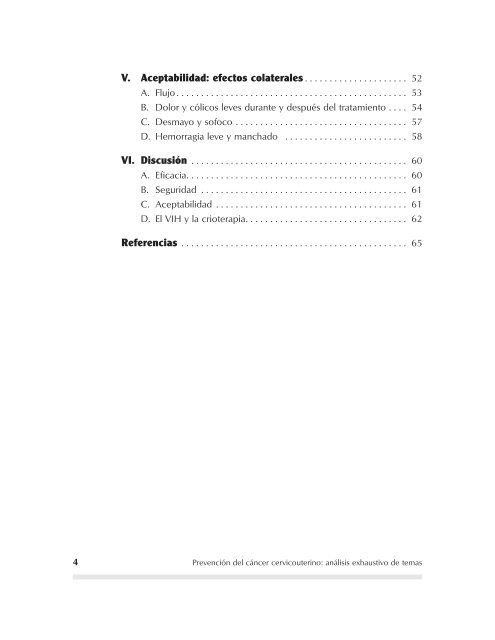 Eficacia, seguridad y aceptabilidad de la crioterapia: Revisión ...