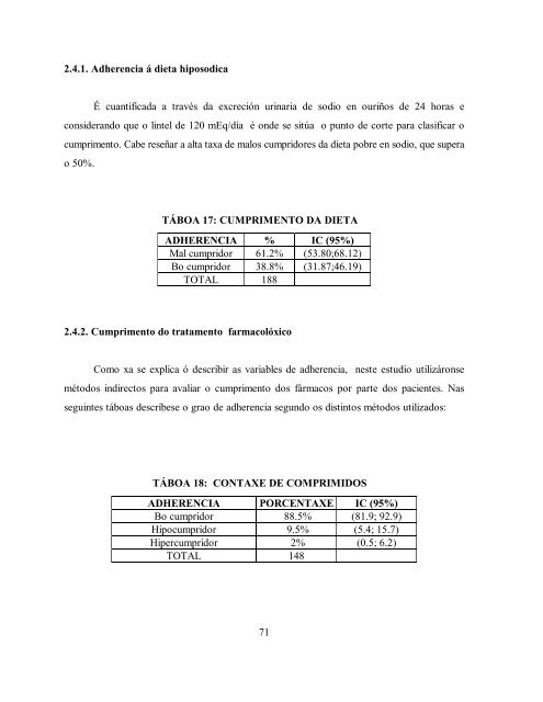 apoio social e hipertension arterial esencial - Universidade de Vigo