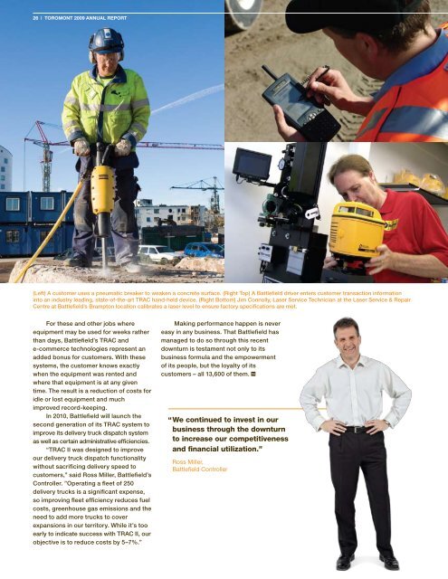 2009 Annual Report - Toromont Industries Ltd.