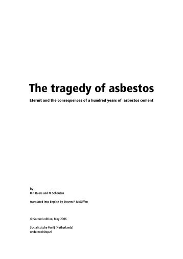 The tragedy of asbestos