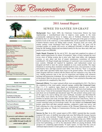 2011 Annual Report - SC Department of Natural Resources