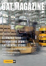 BURkINA FASo : oUvERTURE d ' UN CAT RENTAL ... - JA Delmas