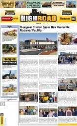 Thompson Tractor Opens New Huntsville, Alabama, Facility