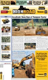 RAise YOuR pRODuCTiON - Thompson Tractor