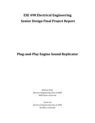 Senior Design Project Final Report - Department of Electrical and ...