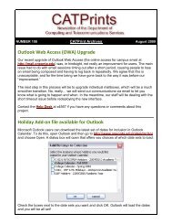 Outlook Web Access (OWA) Upgrade Holiday Add ... - SUNY Oneonta