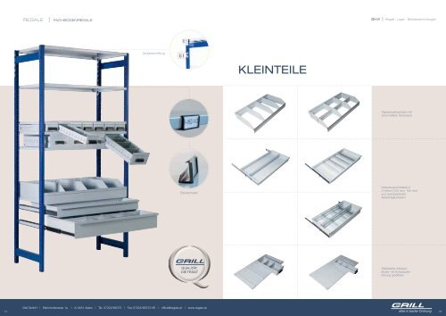 Fachbodenregale von Grill - Grill GmbH