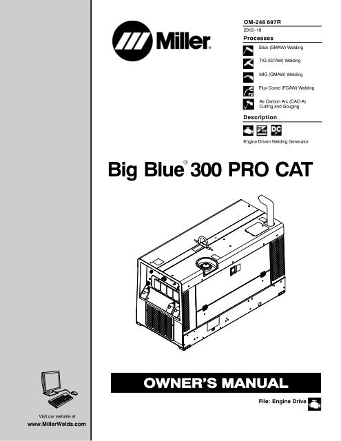 Big Blue 300 PRO CAT - Miller