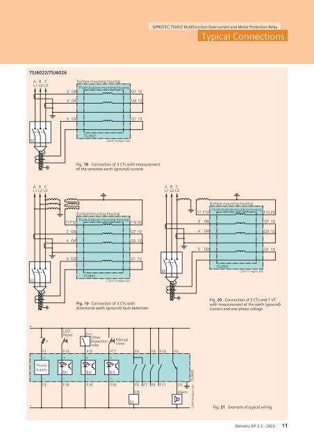 SIPROTEC 7SJ602 Multifunction Overcurrent and Motor Protection ...