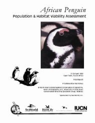 African Penguin PHVA - Conservation Breeding Specialist Group