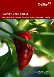 Profile of Dianix® Chilli Red SF - DyStar